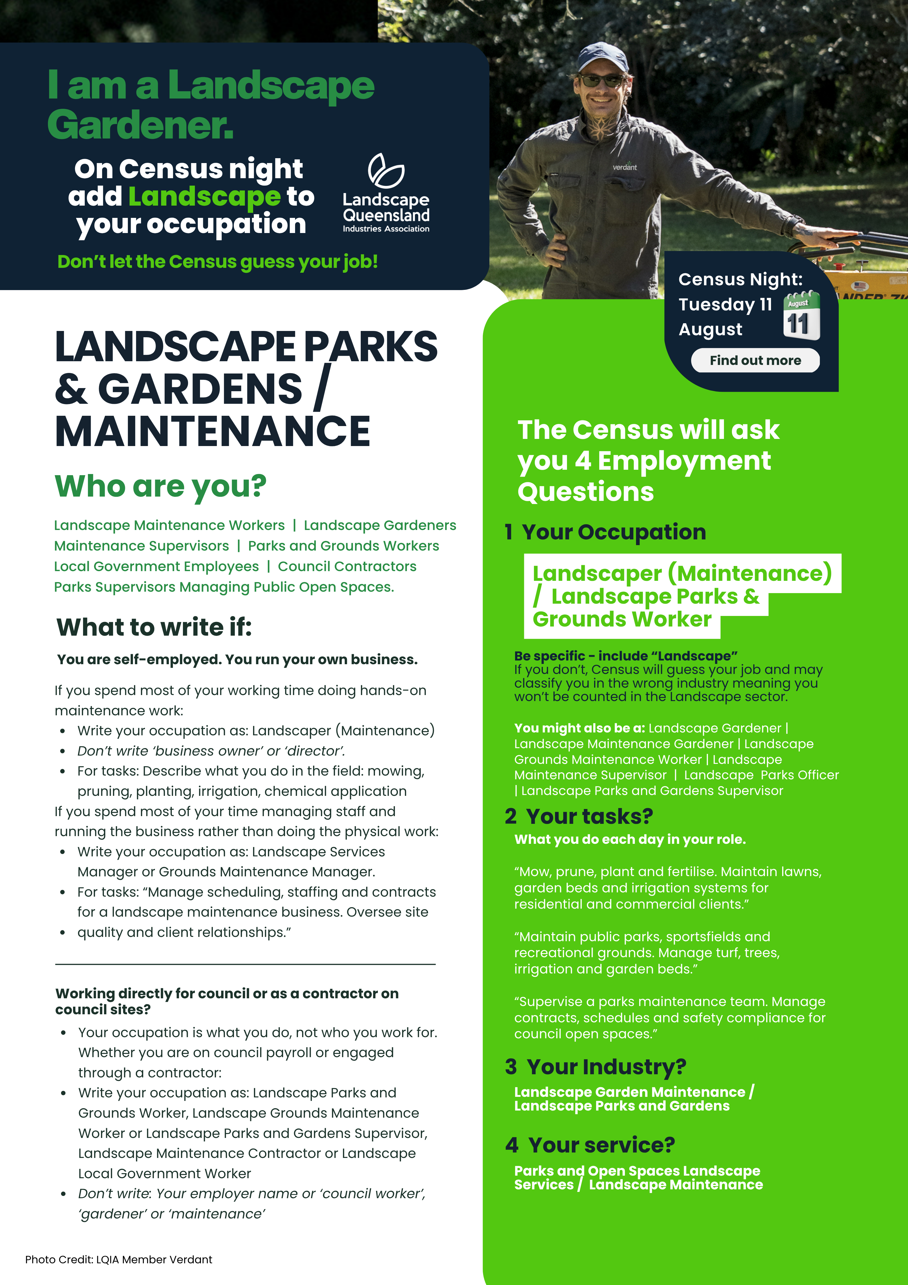 Census - Landscape Maintenance