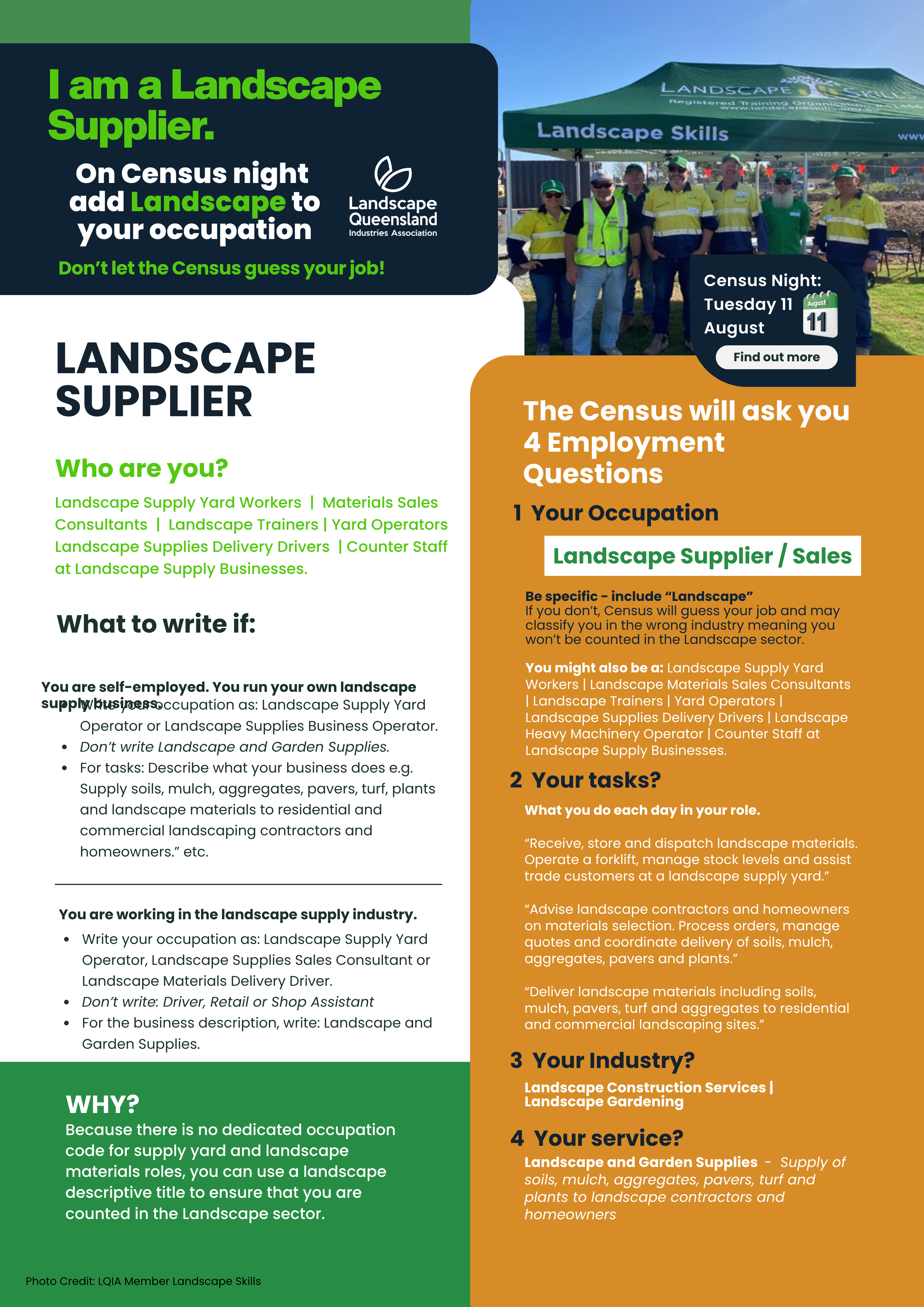 Census - Landscape Supplier