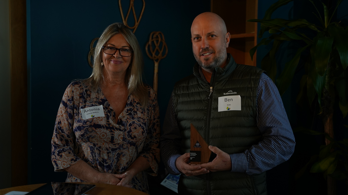Antonia from Universal Media Co and Ben from Yards