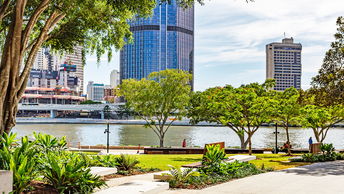Winner Commercial $500k to $1M: Landscape Solutions (QLD) Riverside Southbank