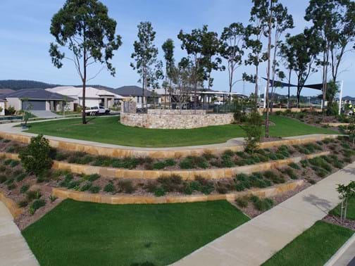 Commercial 4 Winner - Eureka Landscapes - Foxx Park, Yarrabilba