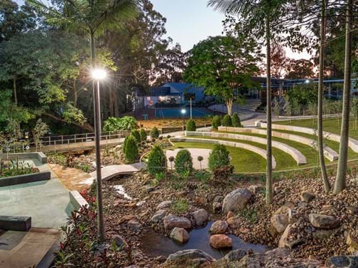 Commercial 2 Winner - Fig Tree Landscapes - Wesley Terraces, John Paul College - Daisy Hill