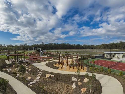 2016 Queensland Commercial Landscape Construction of the Year - Eureka Landscapes - Forest Green Park, Gainsborough Green, Pimpama