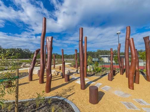 2016 Queensland Commercial Landscape Construction of the Year - Eureka Landscapes - Forest Green Park, Gainsborough Green, Pimpama