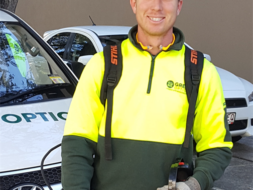 Apprentice of the Year Award Winner - Kirk Johnson - Nominated by Horticultural Training and Employed by Green Options