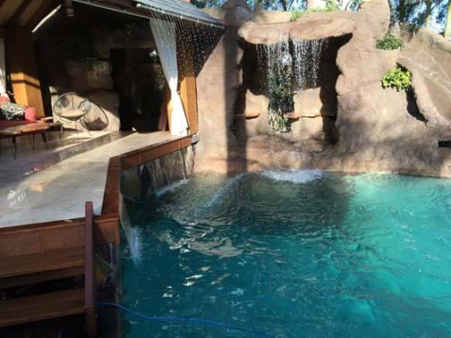 Best Landscape Feature - Residential - Moonah Landscapes - Water Slide, Buderim